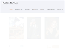 Tablet Screenshot of johnblackphotography.com
